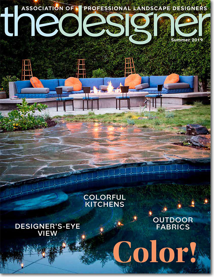 The Designer magazine cover, summer 2019