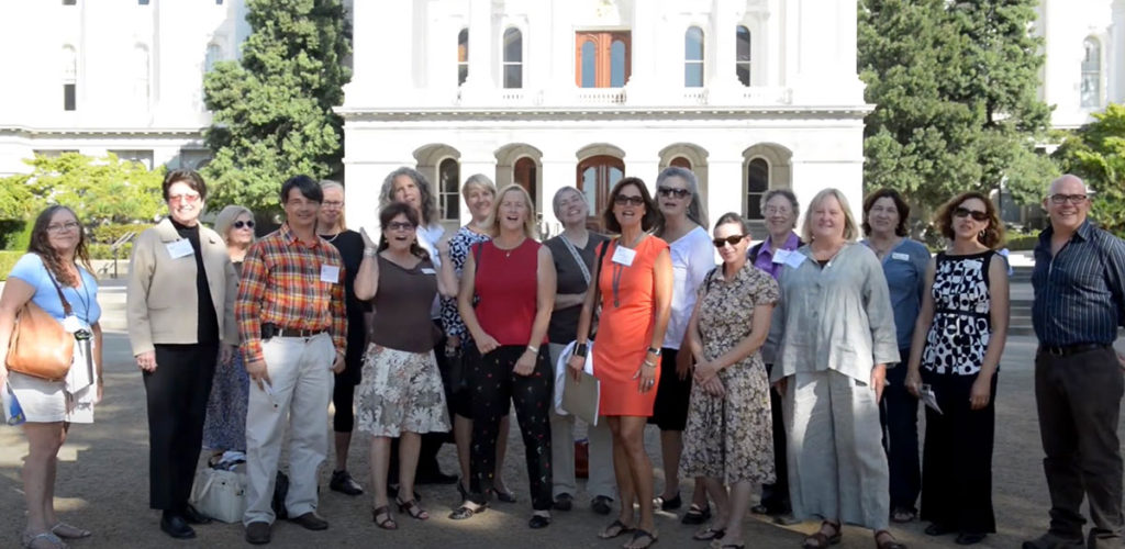 APLD CA members at the state capitol in Sacramento