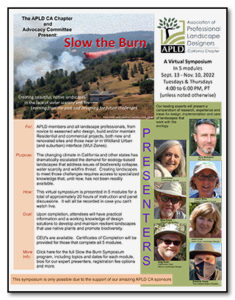 Advocacy Committee Presents Slow the Burn